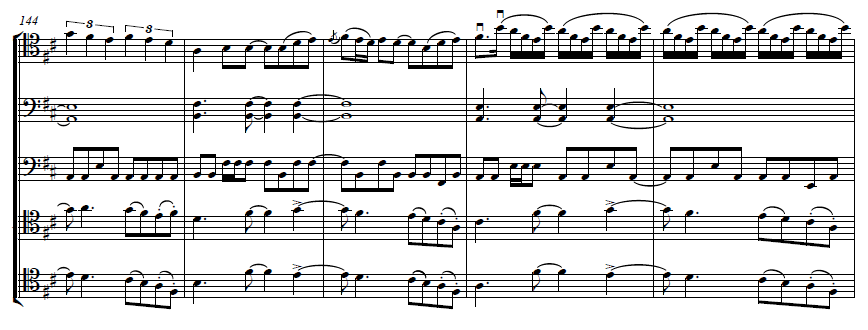 Arrangements of Metallica and Black Sabbath